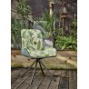 OLYMPE - Chaise pivotante avec rappel Feuilles 