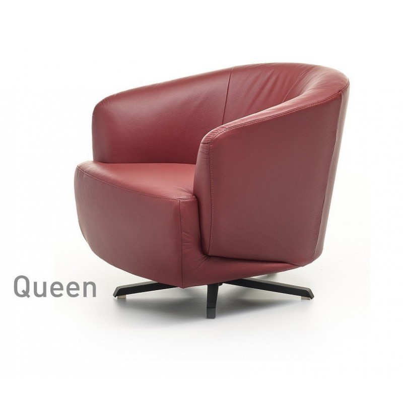 SALSA - Fauteuil tango QUEEN, option pieds étoile 