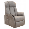 ENGIE - Fauteuil relax et releveur bi-moteurs tissu microfibre 