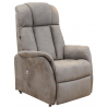 ENGIE - Fauteuil relax et releveur bi-moteurs tissu microfibre 