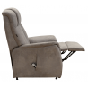 ENGIE - Fauteuil relax et releveur bi-moteurs tissu microfibre 