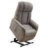 ENGIE - Fauteuil relax et releveur bi-moteurs tissu microfibre 