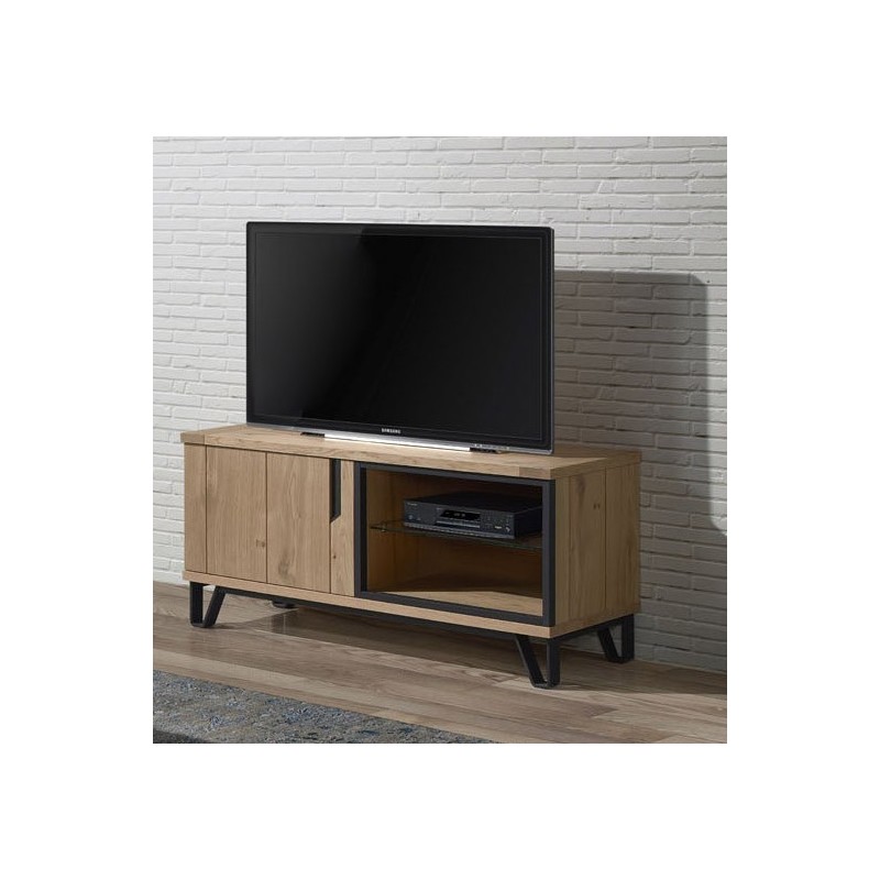 ETAPE - Meuble TV Hifi 1 porte - 1 niche 