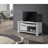 MILE - Meuble TV Hifi 1 porte 1 tiroir 1 niche 