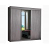 MULTY - Armoire 3 portes coulissantes dont 1 porte miroir 