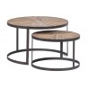 ALMA - Set de 2 tables rondes 