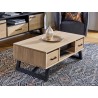 TOUAREG - Table basse Dinette 2 coffres 1 niche 