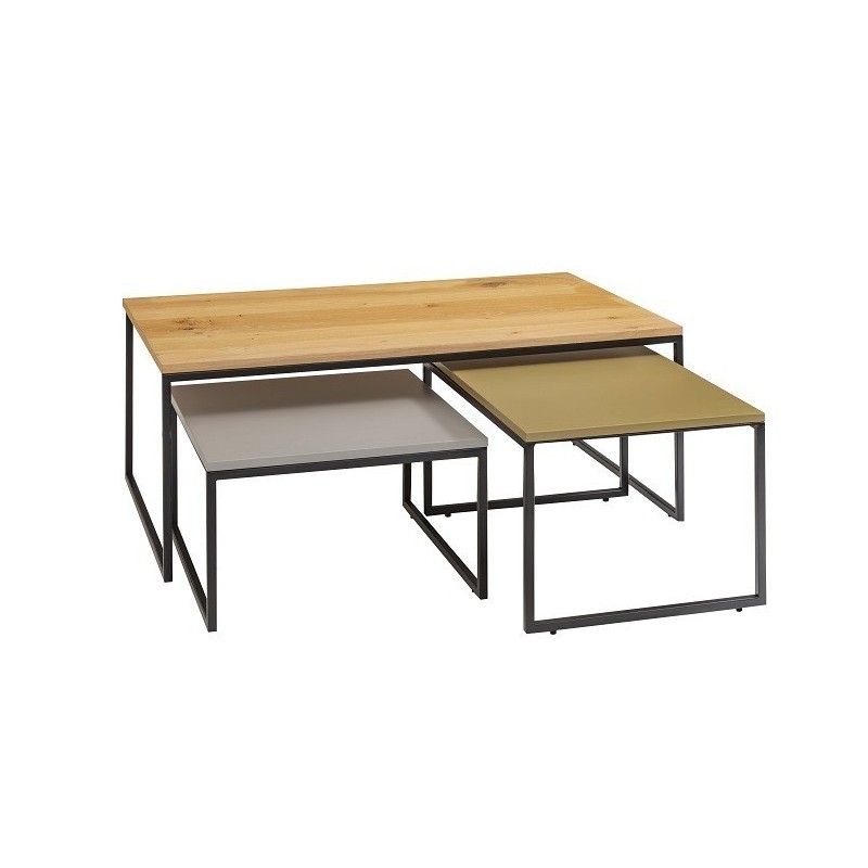 CLUBIC - Table basse dessus finition laque 