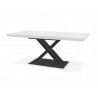 Table pied central avec 1 allonge papillon centre Urban 