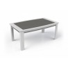 IZA - Table tonneau 3 allonges papillon de 45 cm 2 coloris 