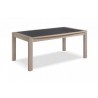 MILE - Table tonneau 180 cm x 106 cm + 3 allonges centrales papillon de 45 cm 