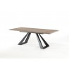 MOUNT - Table droite fixe - pied métal 200 cm x 100 cm 