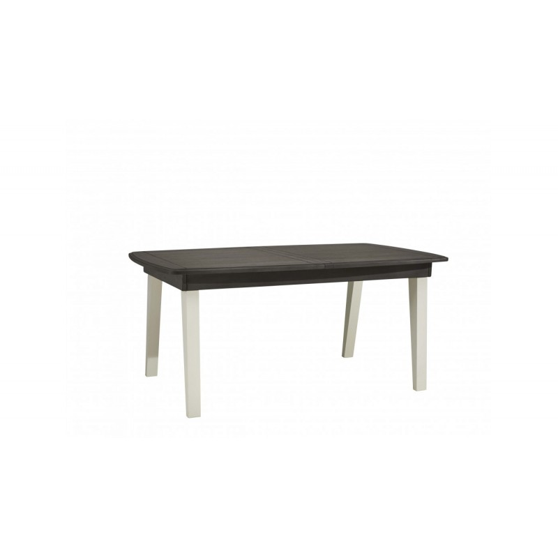 RAFFINE - Table pieds en bois 1 allonge de 60 cm 