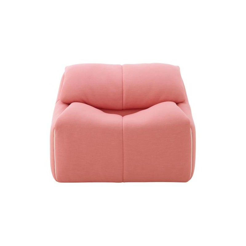 Fauteuil plumy rose détouré