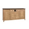 RAFFINE - Buffet enfilade 4 portes 1 tiroir grand modèle existe en 3 finitions 